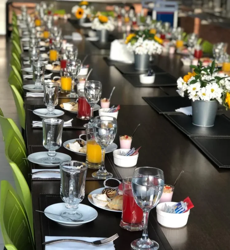 Setup catering moderno